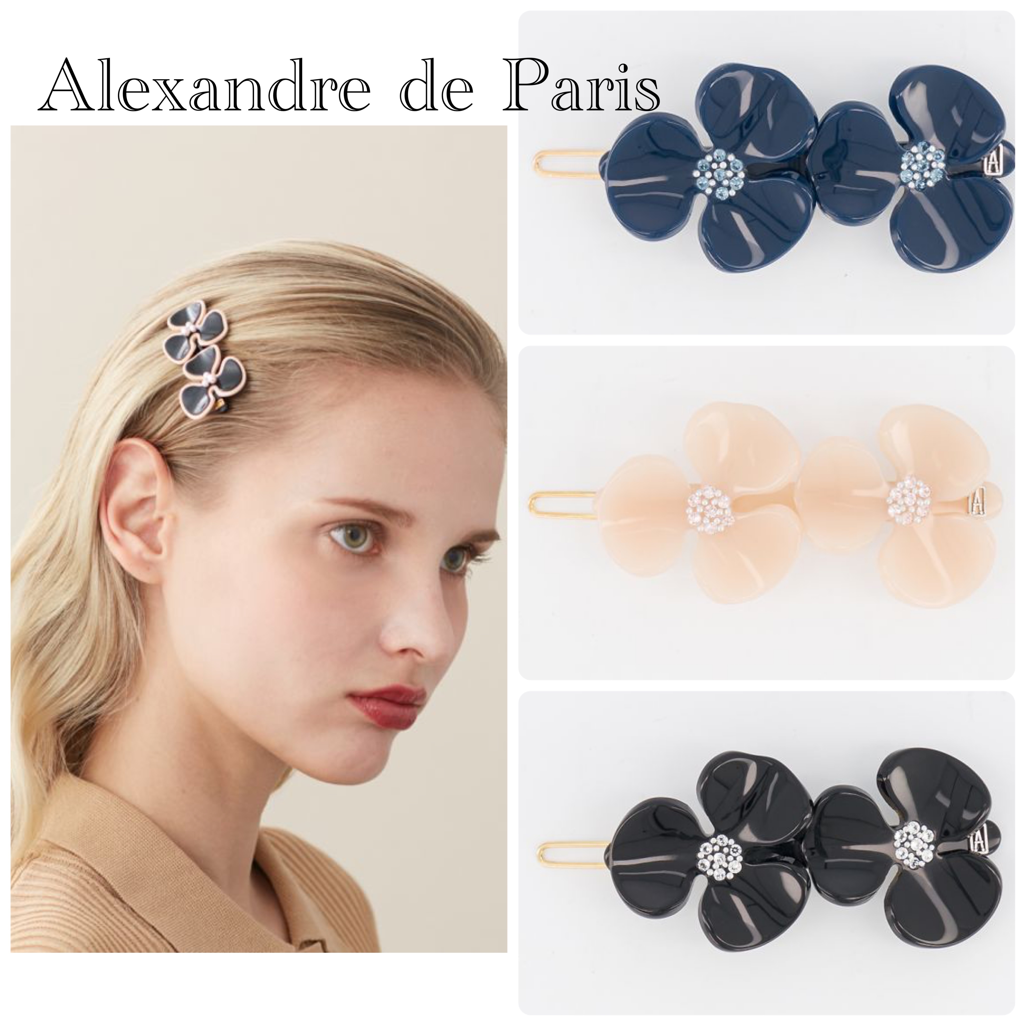 Alexandre de Paris Camelia a フラワーピン