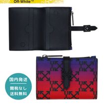 Off-White(オフホワイト) 折りたたみ財布 【国内発/関税/送料込】Off-White 2つ折りコイン＆カードケース