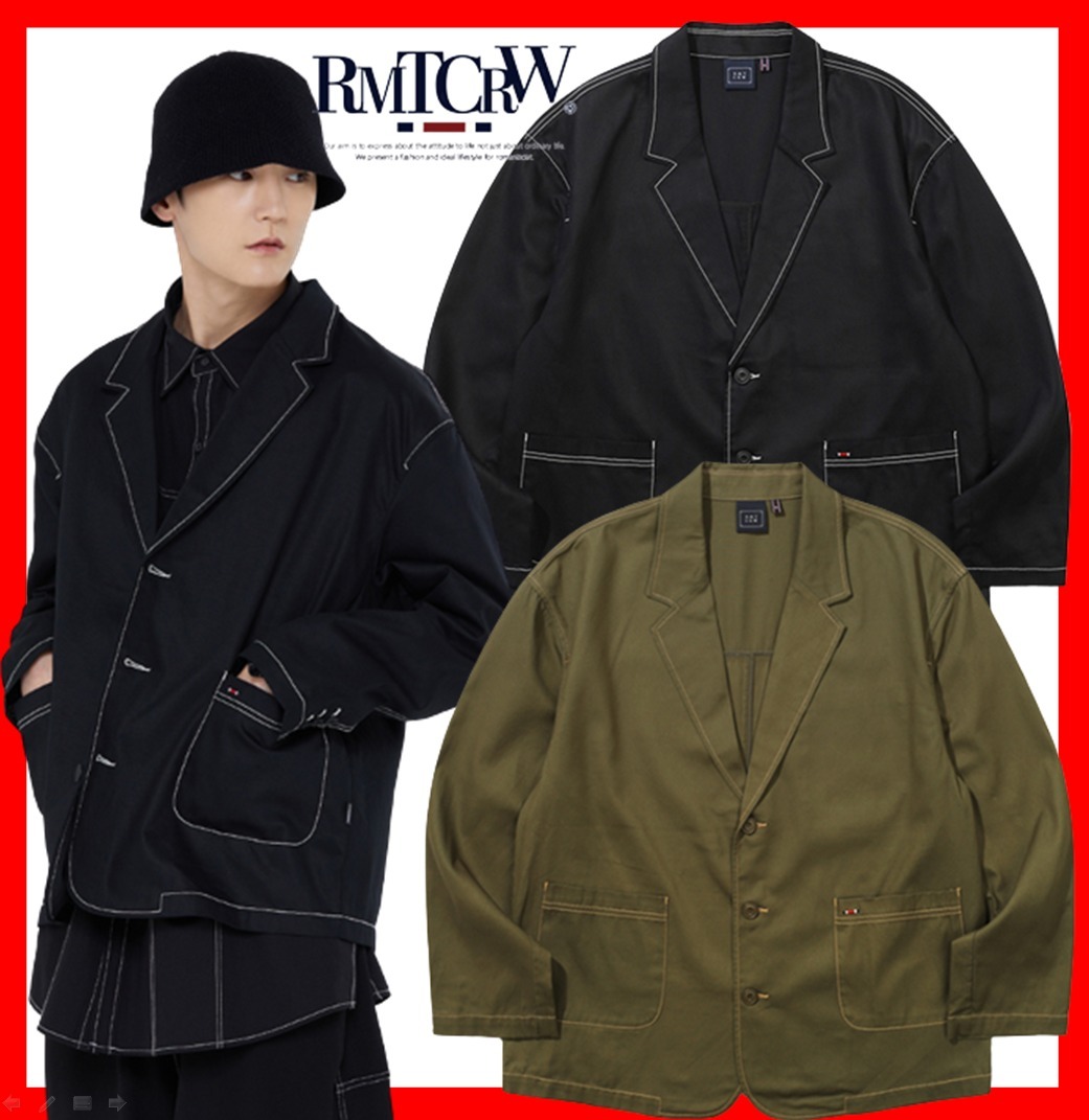 ☆韓国の人気☆【ROMANTIC CROWN】☆STITCH COTTON BLAZE.R☆