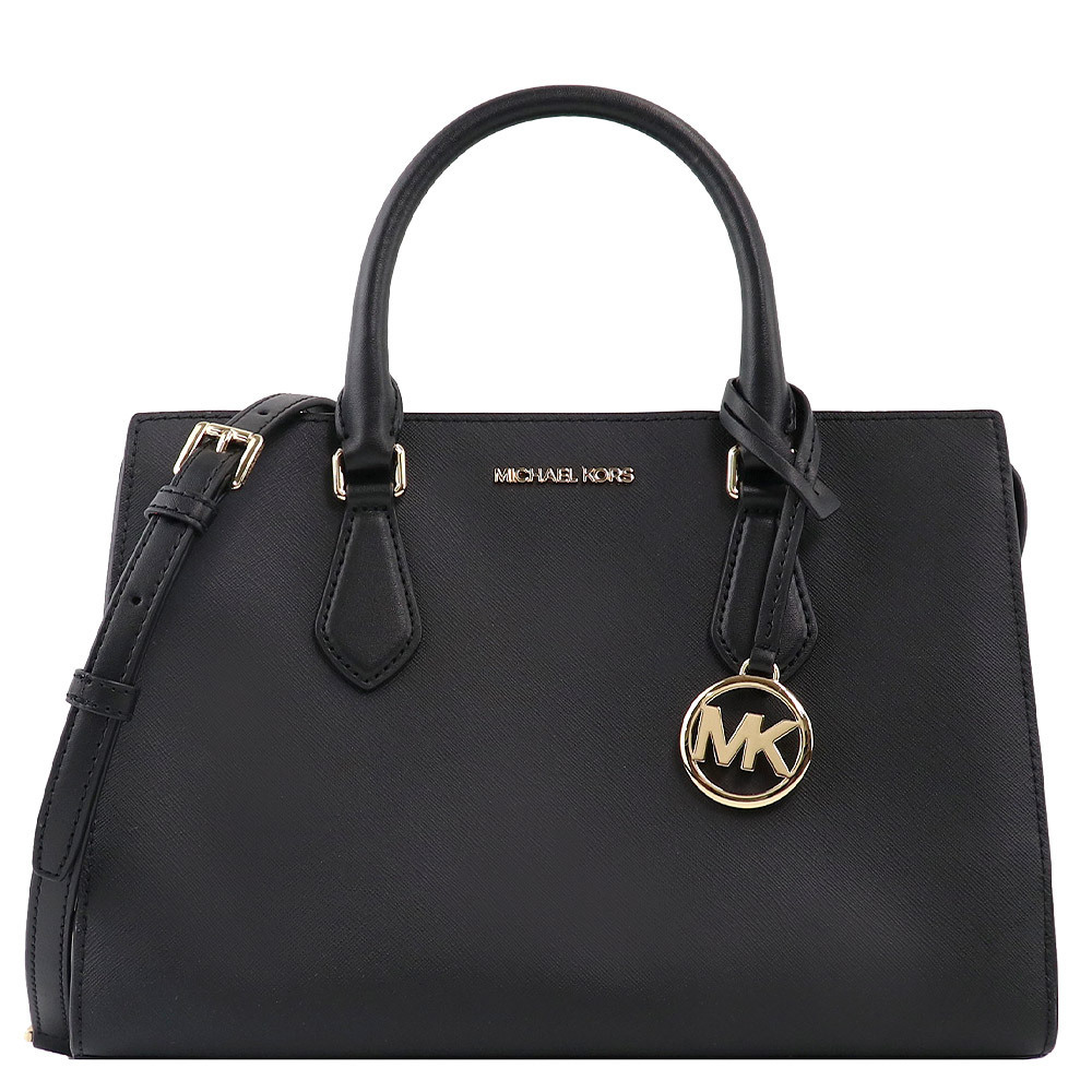 【国内即発】マイケルコース SHEILA MD CNTR ZIP SATCHE BLACK