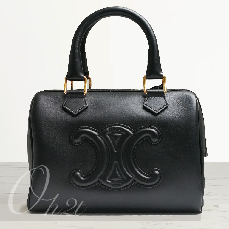 直営店買付 CELINE キュイル トリオンフ スモールボストン