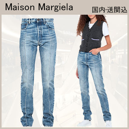 希少 黒入荷！ スキニー マルジェラ Margiela(メゾン Maison ハイウエスト パンツ