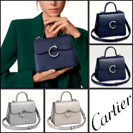 ネイビー（紺）系 Cartier(カルティエ) ショルダーバッグ・ポシェット