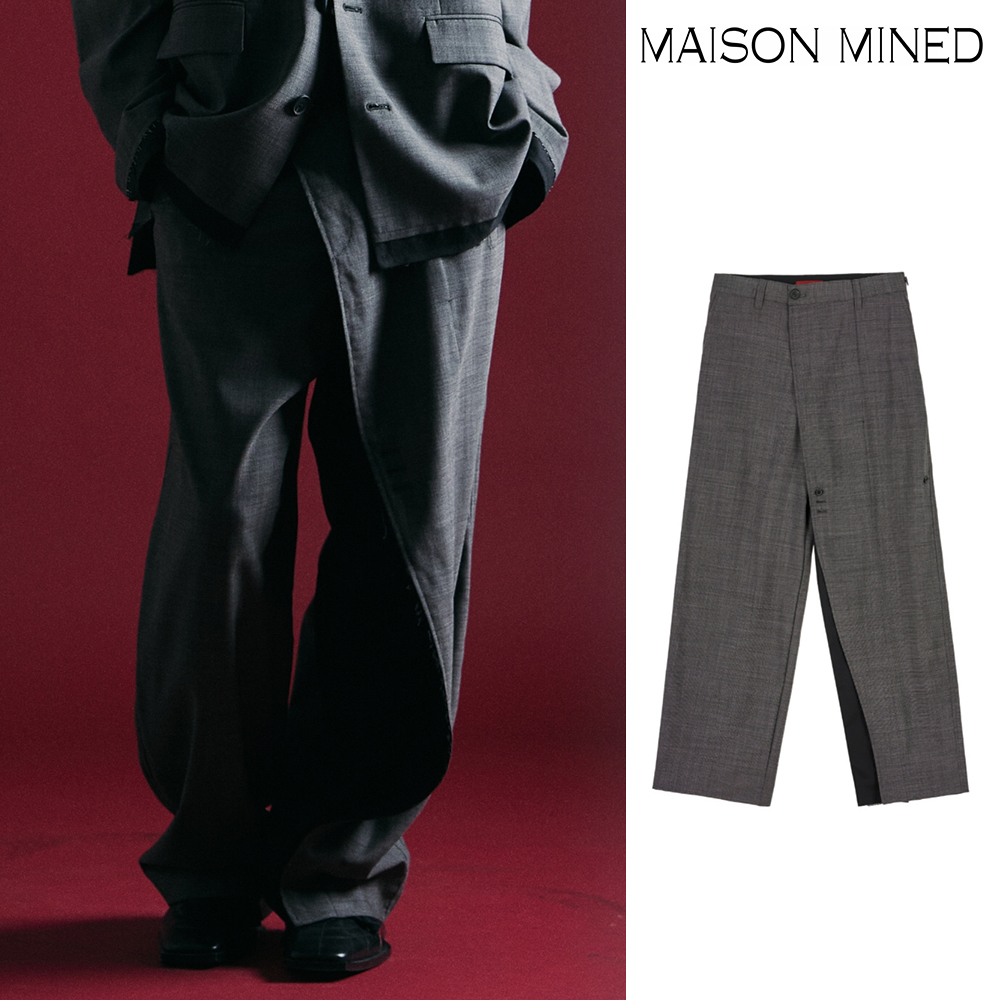 【MAISON MINED】23SS★ COVER DISSECT SLACKS