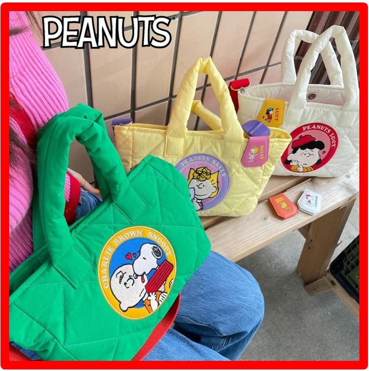 ☆韓国の人気☆【PEANUTS】☆ペディンバッ.グ☆スヌーピー☆