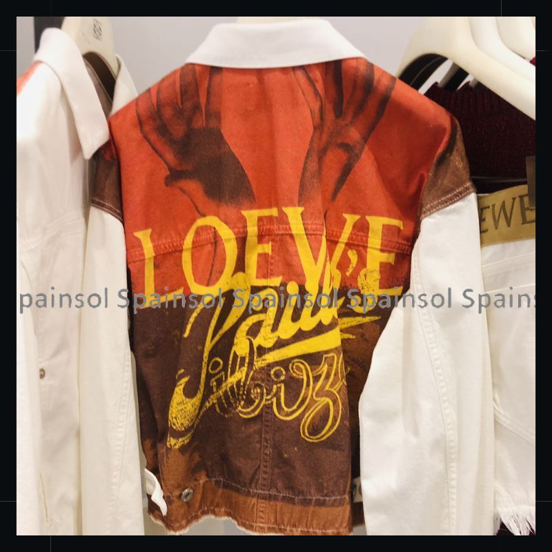オシャレ★LOEWE★パーム クロップド デニムジャケット