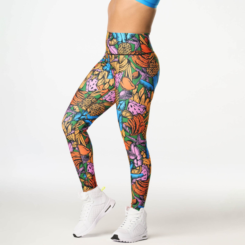 ☆ZUMBA・ズンバ☆Tropics High Waisted Ankle Leggings
