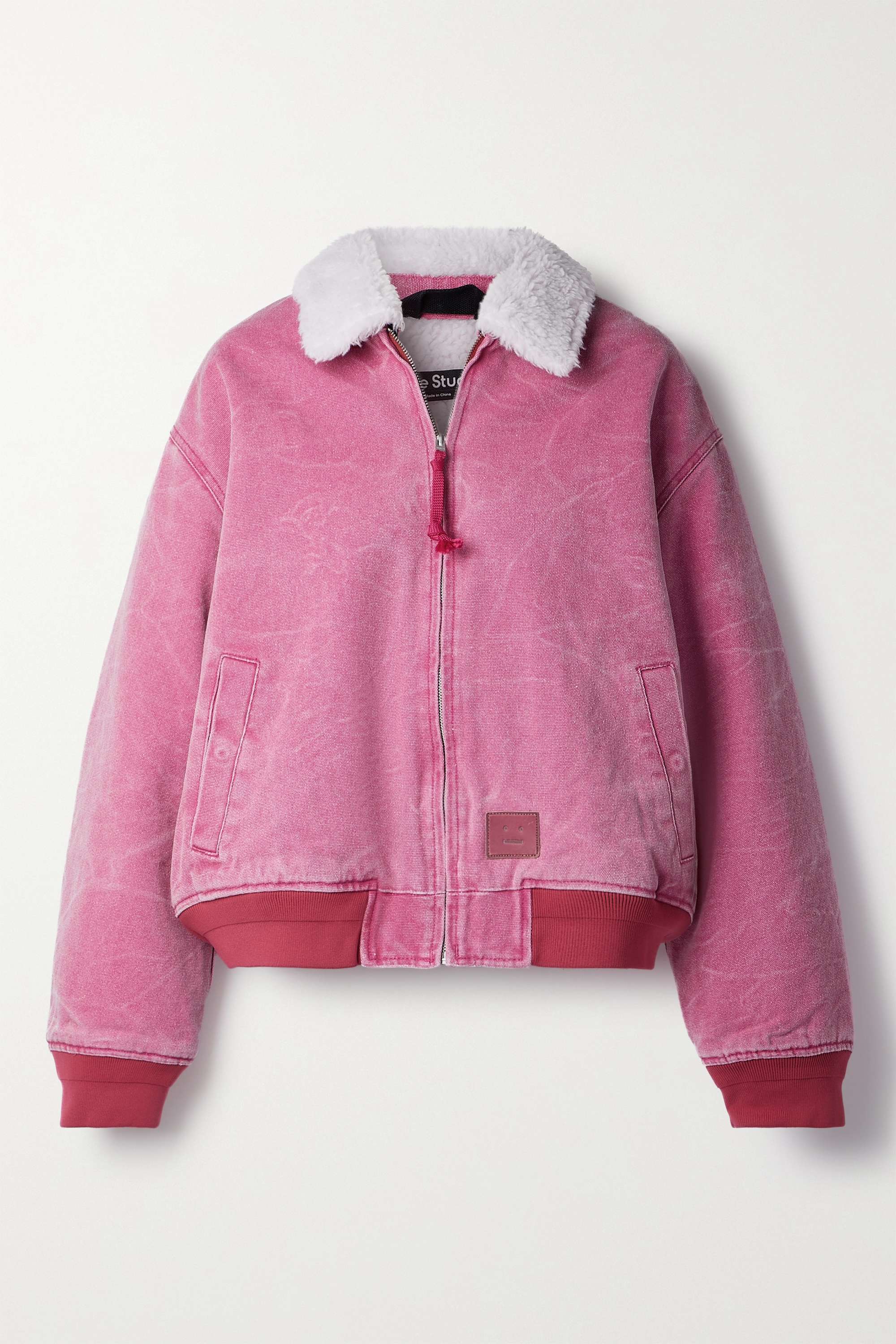 【ACNE STUDIOS】fleece-lined cotton-canvas ジャケット