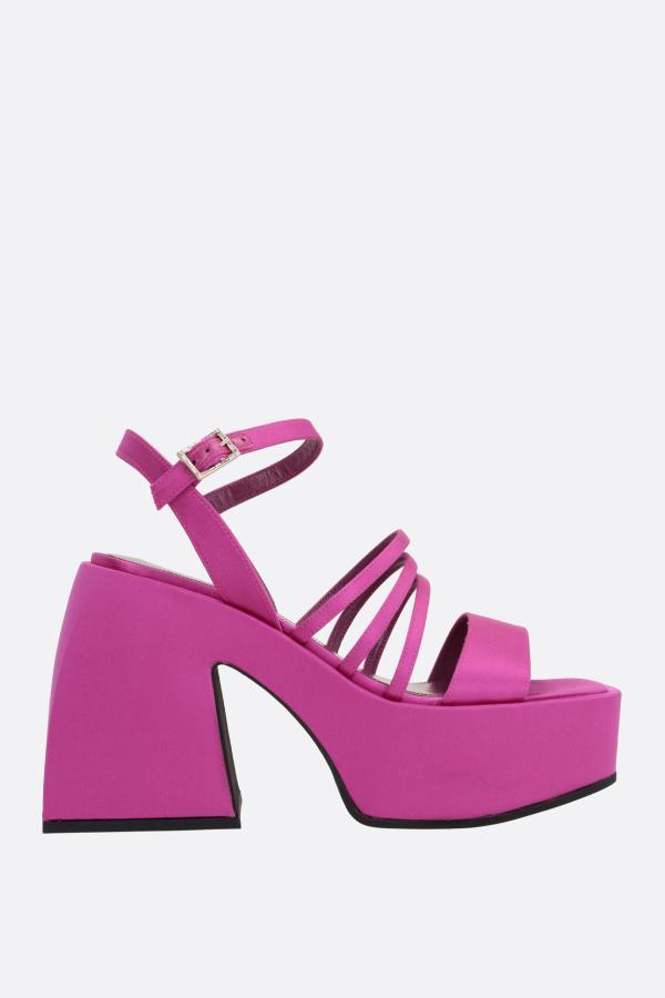 【NODALETO】bulla chibi satin platform サンダル