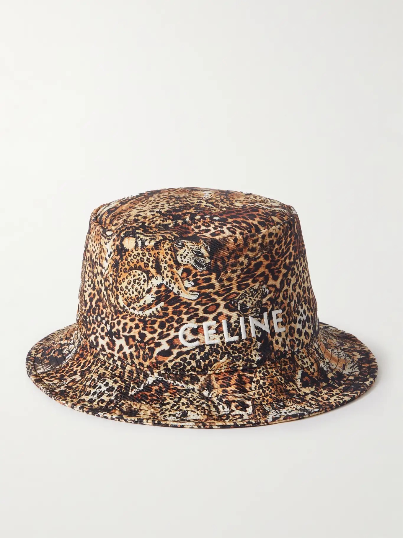 直販大セール 【CELINE】大人!ロゴ刺繍 コットンギャバジン バケット