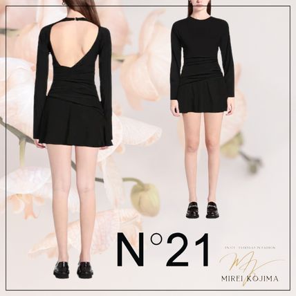 N°21】ヌメロヴェントゥーノ ミニワンピース・ドレス ミニ丈 (N21