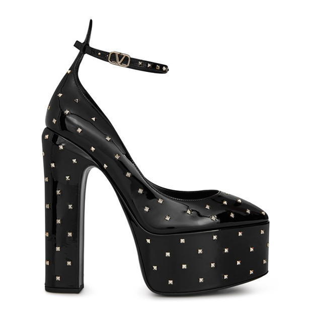 【VALENTINO GARAVANI】tan go micro stud platforms