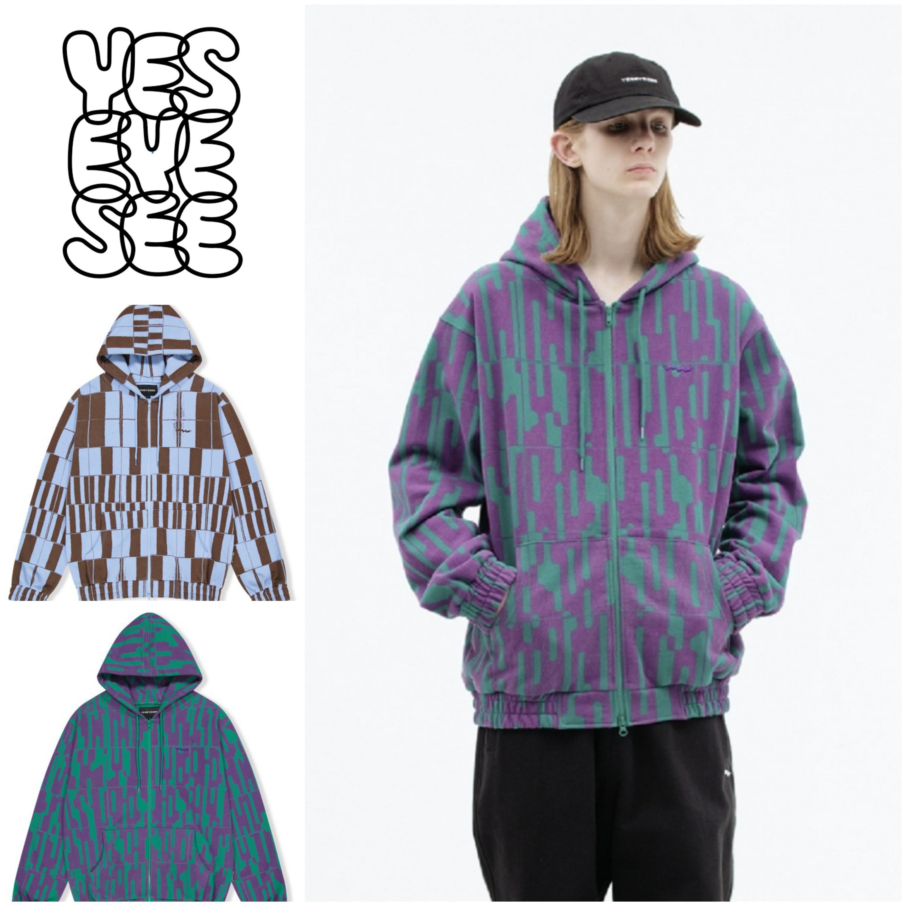 さらに100円引き◆YESEYESEE◆Studio GDB Zip-up Hoodie