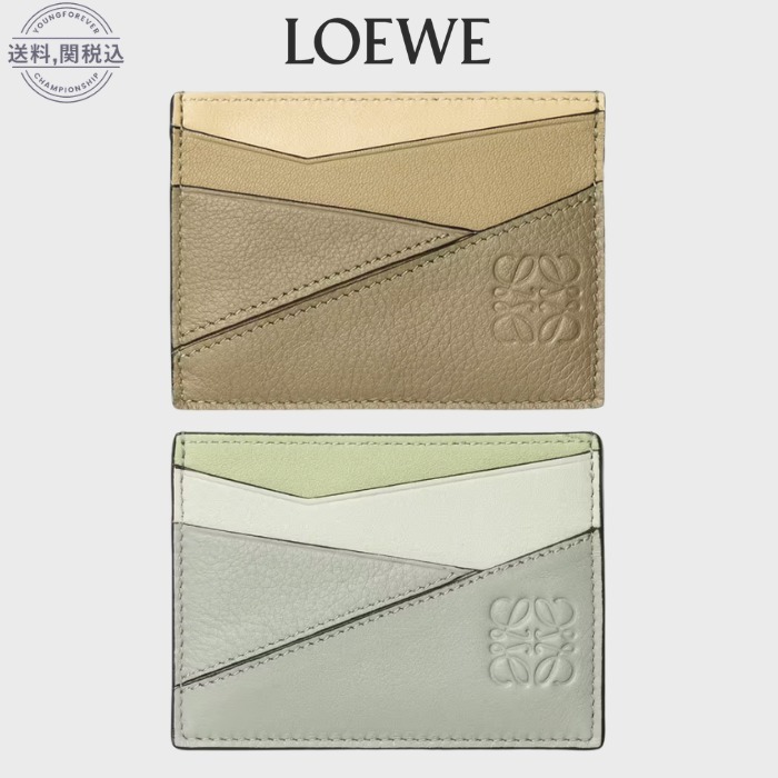 お得なセット割 LOEWE ロエベ Puzzle ロゴ プレーン カードホルダー