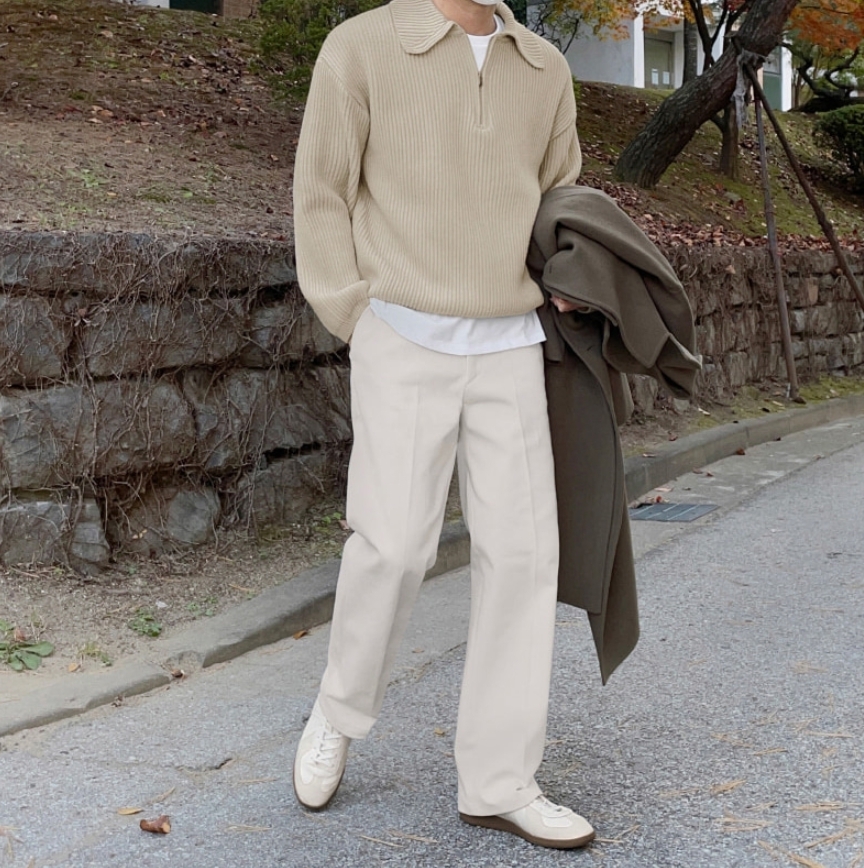 【MODERNIF】Jaren Cotton Wide Pants
