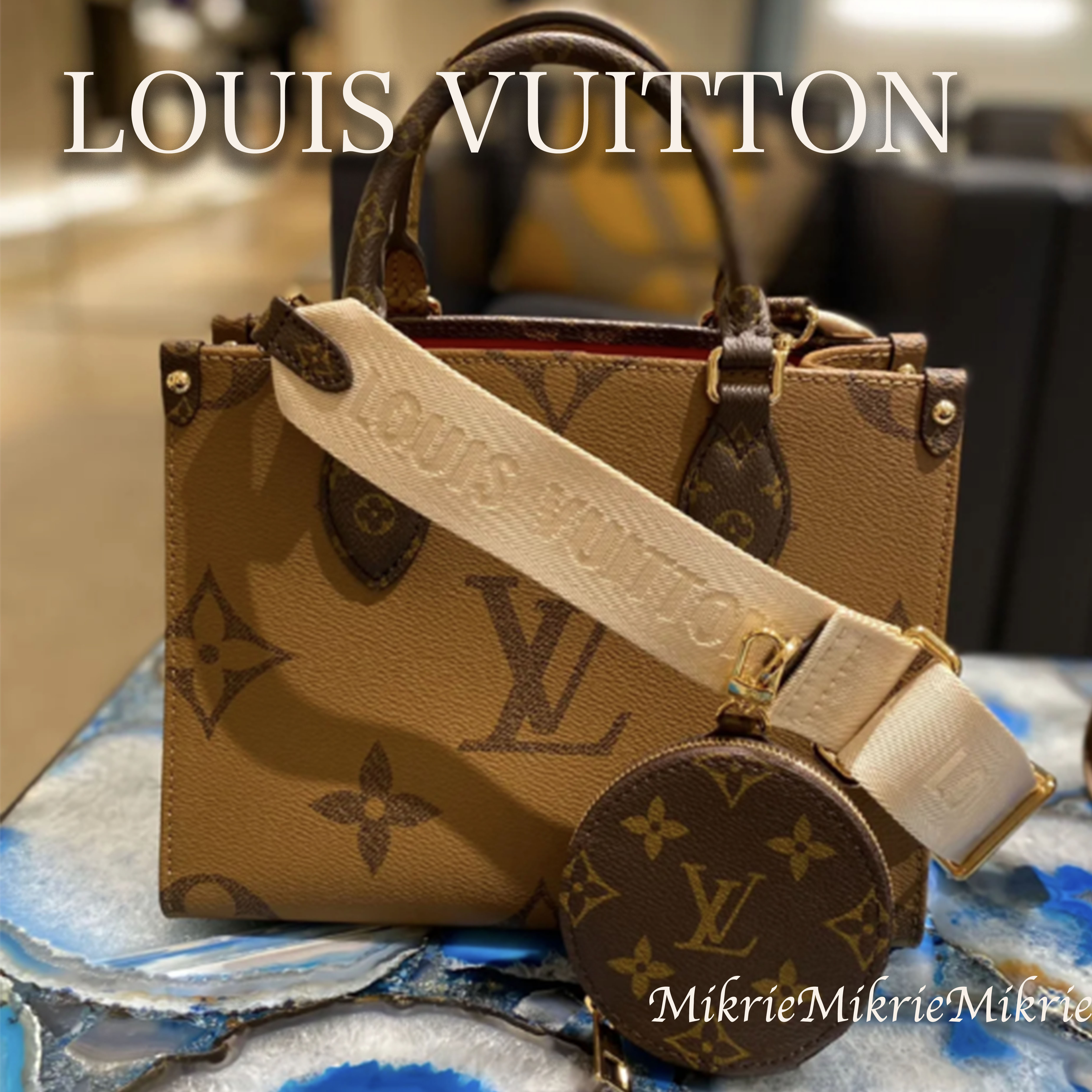 希少!! LOUIS VUITTON オンザゴー PM バッグ ポーチ ショルダー