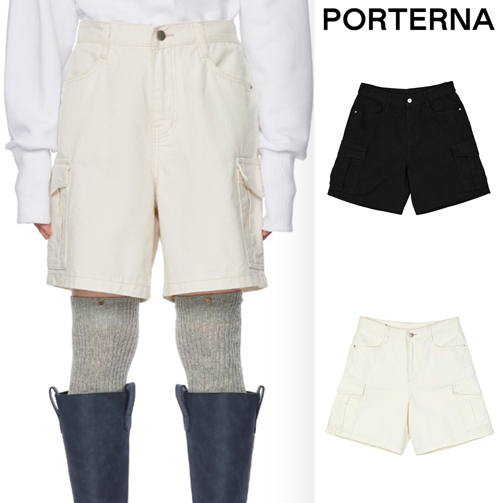 【PORTERNA】Gollin button shorts