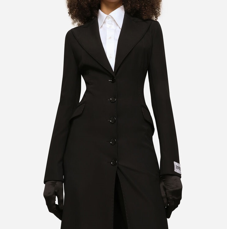 【Dolce & Gabbana】ジャージーコートドレス Re-Editionレーベル Dolce & Gabbana】ジャージーコートドレス Re-Editionレーベル