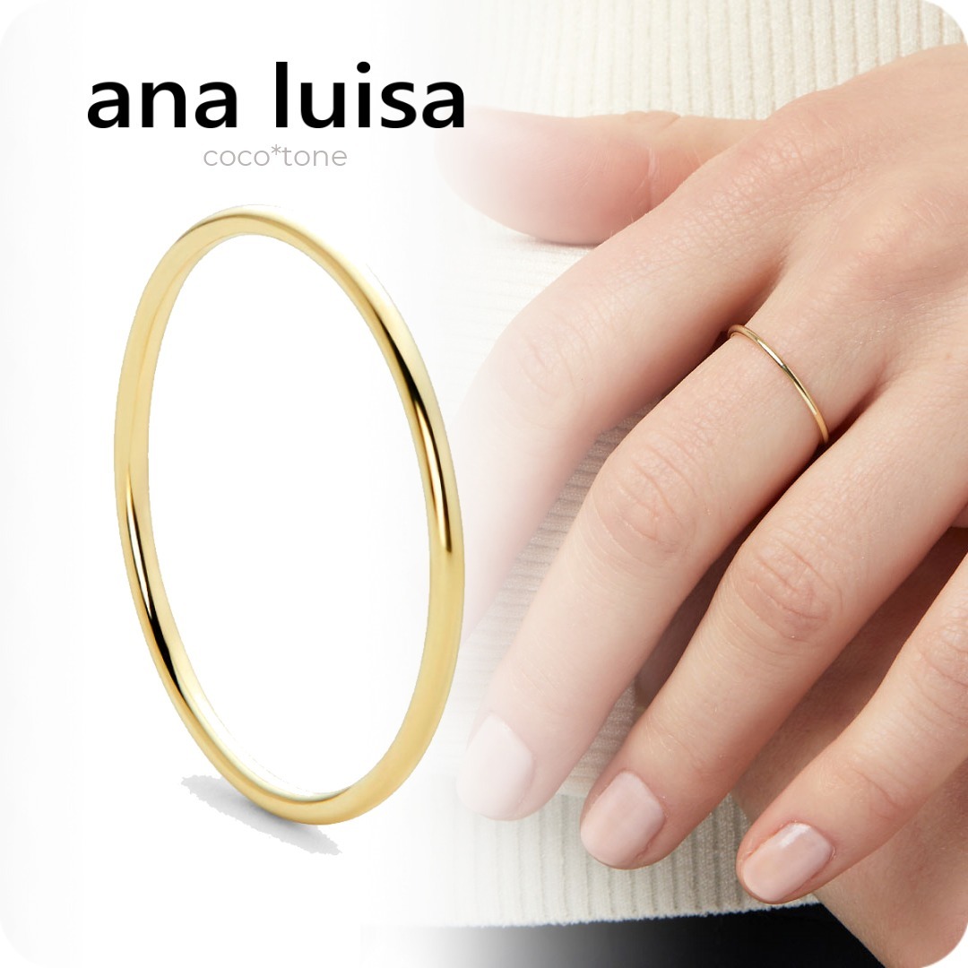 《送料関税・無料》ana luisa★10K純金ゴールドリング GOLD RING