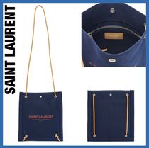 【関税込み】☆Saint Laurent☆ ロゴ フラット ショルダーバッグ