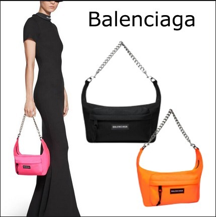 【23SS】BALENCIAGA Raver バッグ ミディアム ロゴ チェーン