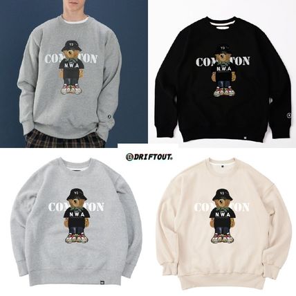 DRIFTOUT ユニセックス NWA BEAR スウェット 3colors