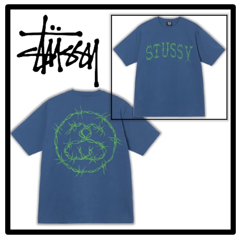 ★送料・関税込★Stussy★BARB TEE ★Tシャツ★MIDNIGHT