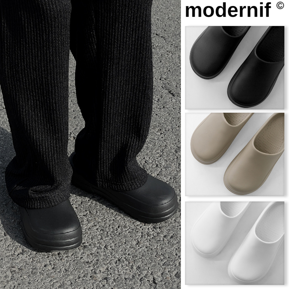 【MODERNIF】Puddle oversole slippers