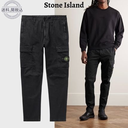21SS STONE ISLAND ストーンアイランド ルーズカーゴパンツ-