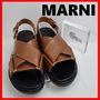 MARNI サンダル・ミュール ☆人気☆【MARNI】☆Fussbett Shoe マルニ レザーサンダ.ル☆