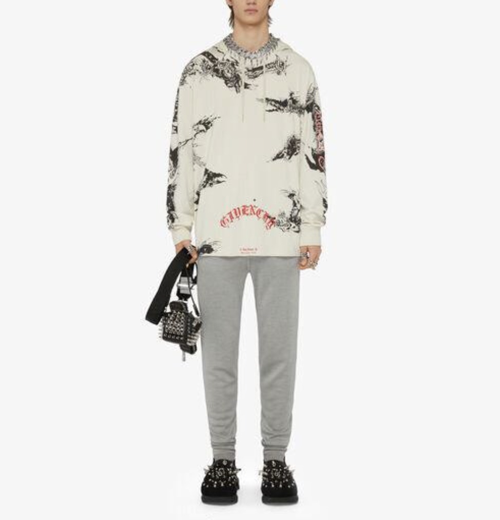 GIVENCHY 4Gゴシックプリントパーカー
