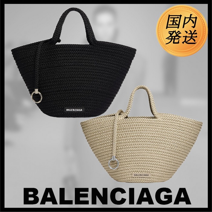 ギフト♪【国内発送☆BALENCIAGA】IBIZA ミディアムバスケット