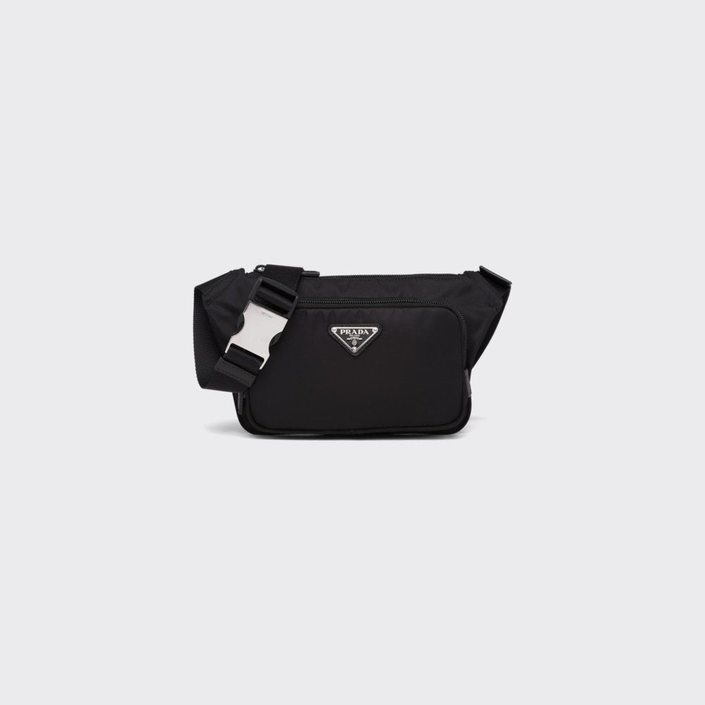 PRADA★サフィアーノレザーショルダーバッグ★Re-Nylon Re-Nylon xサフィアーノレザー ショルダーバッグ