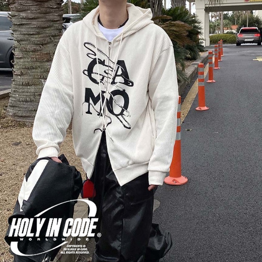 パーカー・フーディ No.9971 CAMO hood zip-up (3color)