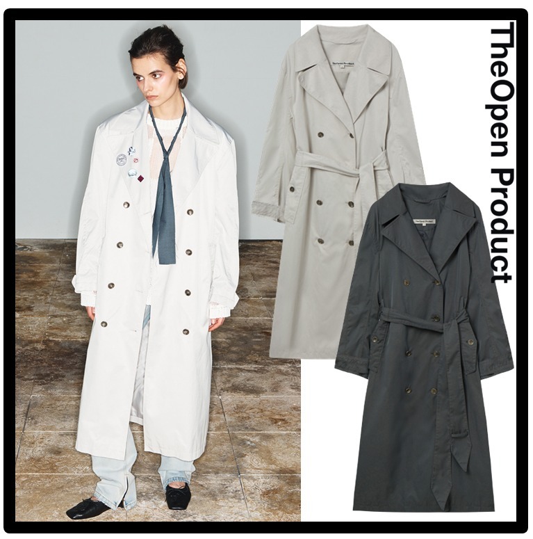 ☆送料・関税込☆TheOpen Product★STUD BELT TRENCH COAT★