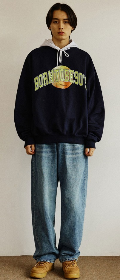 ☆人気☆【1993 STUDIO】☆BORN TO BE ARCH LOGO HOODI.E☆