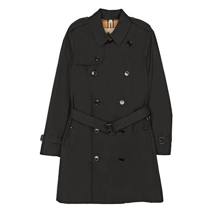 Burberry Trench Street Style Cotton Trench Coats