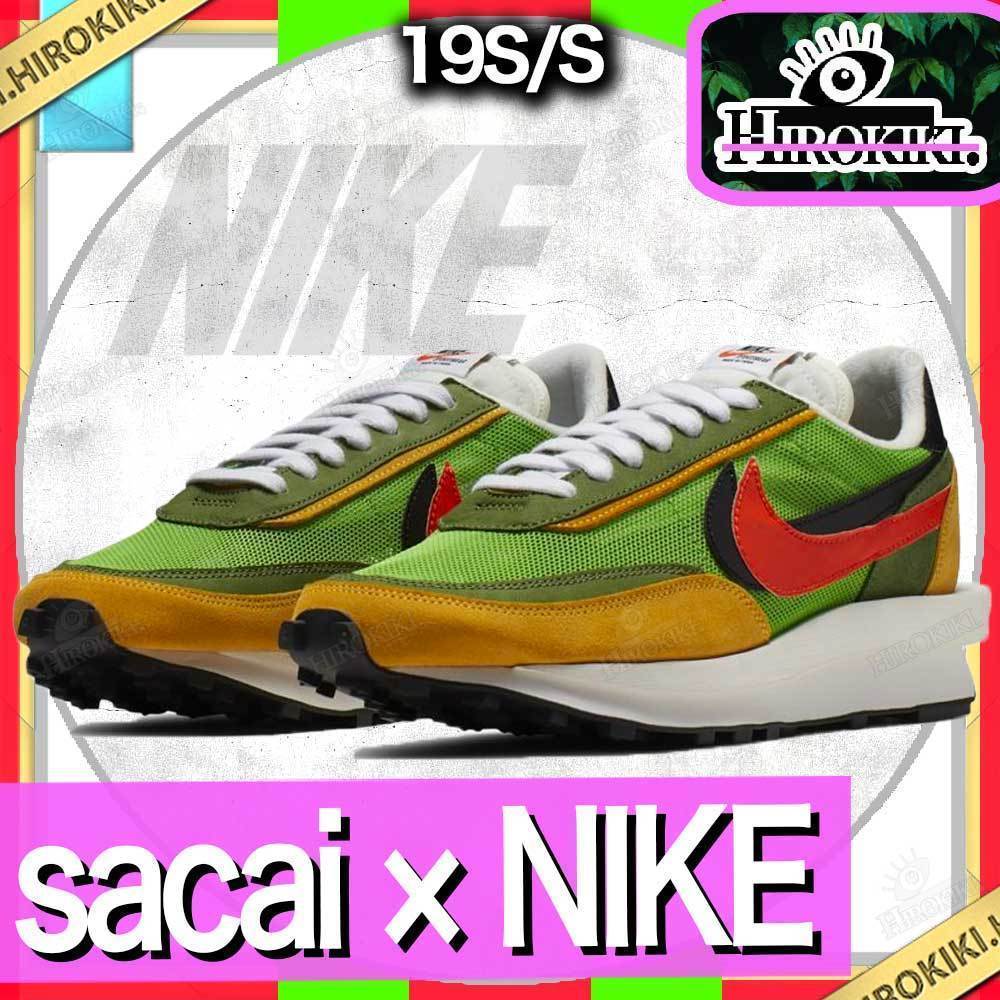 【本物保証 /関税・送料無料】sacai × Nike LDV Waffle Green