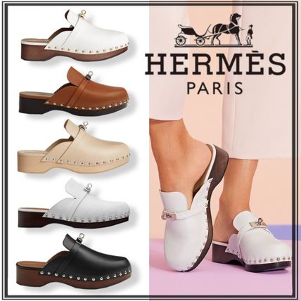 スタッズ HERMES(エルメス) サンダル・ミュール(レディース) - 海外