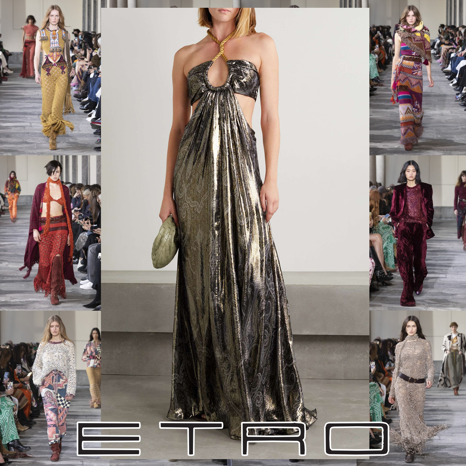 【ETRO】ペイズリープリント ミニドレス ETRO アップル ペイズリー ポプリン ミニドレス ホワイト