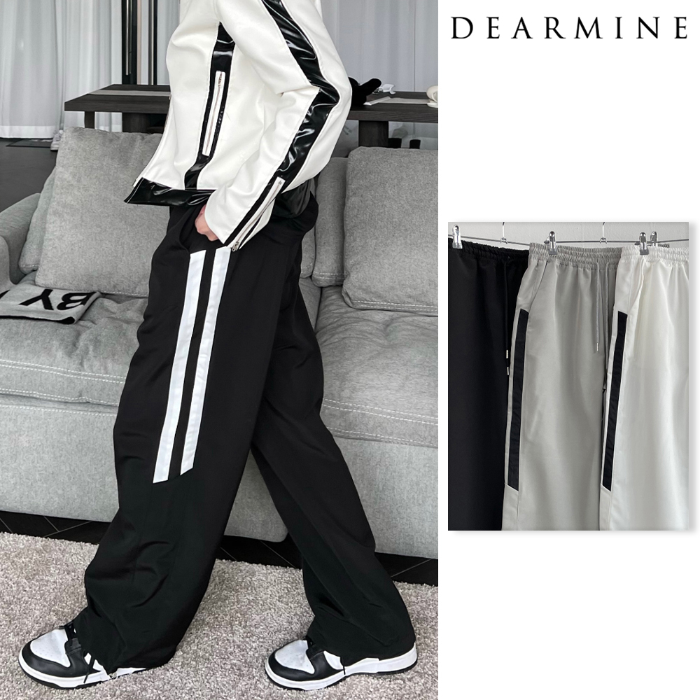 【DEARMINE】half track jogger pants