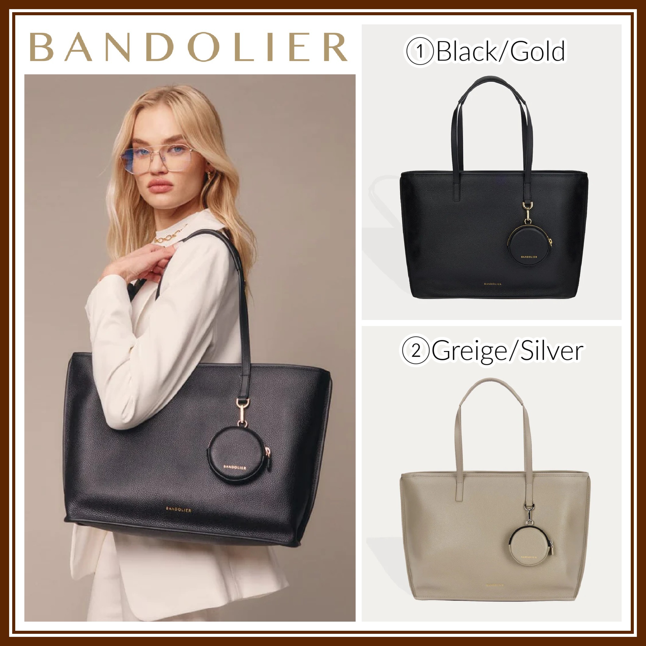 BAGコレクション♪ 人気 ☆Bandolier☆ CARRYALL TOTE BAG SET