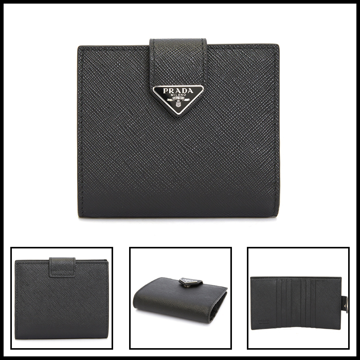 ★送料関税込★PRADA プラダ サフィアーノ 二つ折り財布