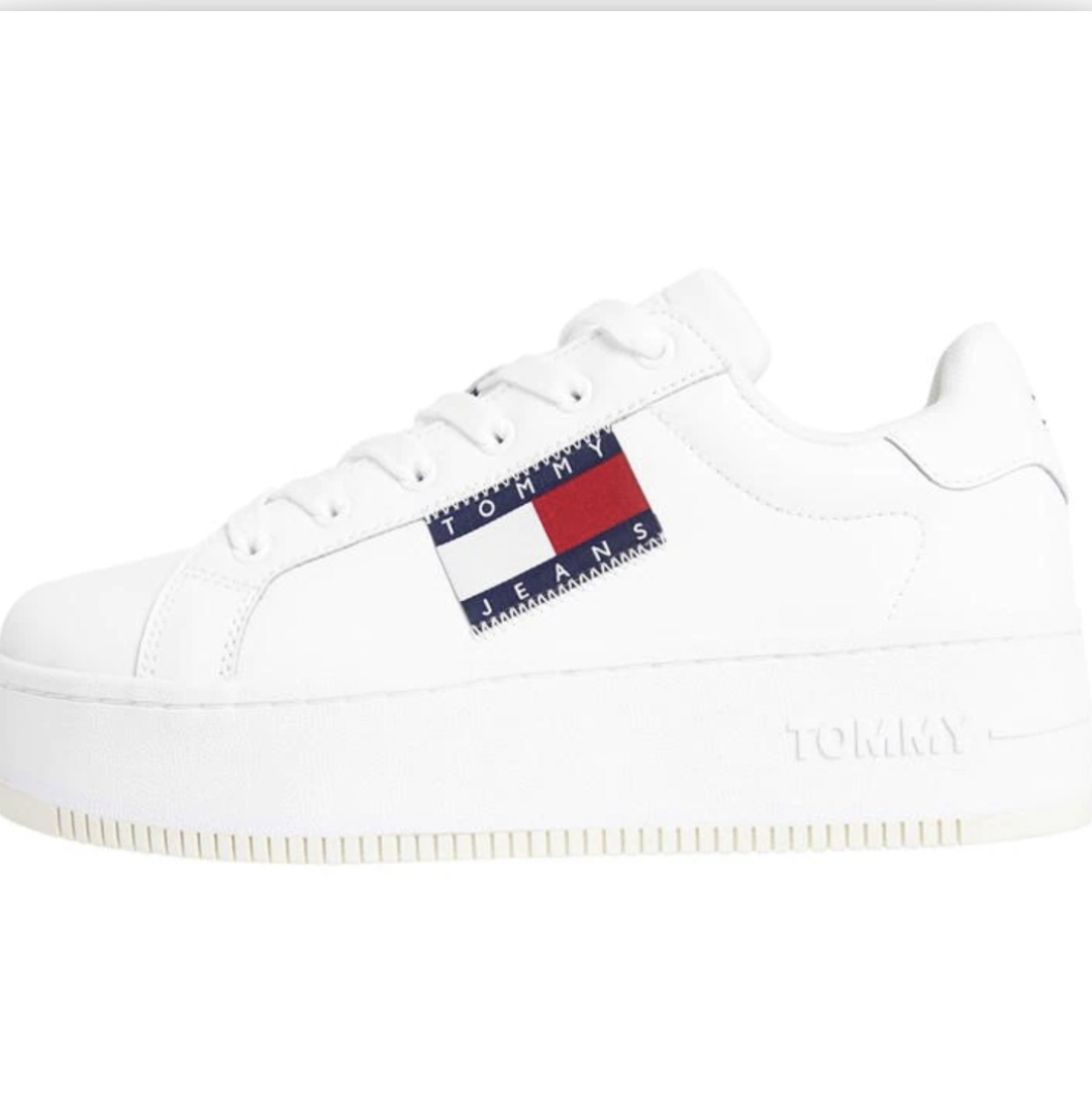 Jeans☆ Essential Icon フラットフォーム スニーカー Tommy Jeans☆ Essential Icon フラットフォーム スニーカー
