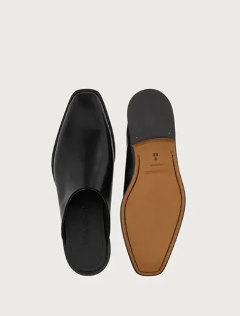 Salvatore Ferragamo] スクエアトゥ サボ 靴・ブーツ・サンダル