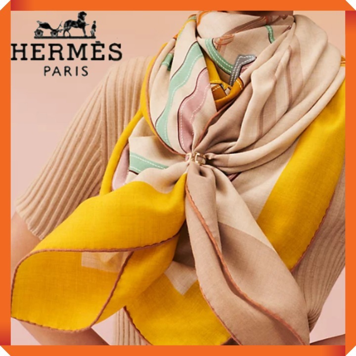☆プレゼントにも喜ばれます☆【Hermes】大判スカーフ