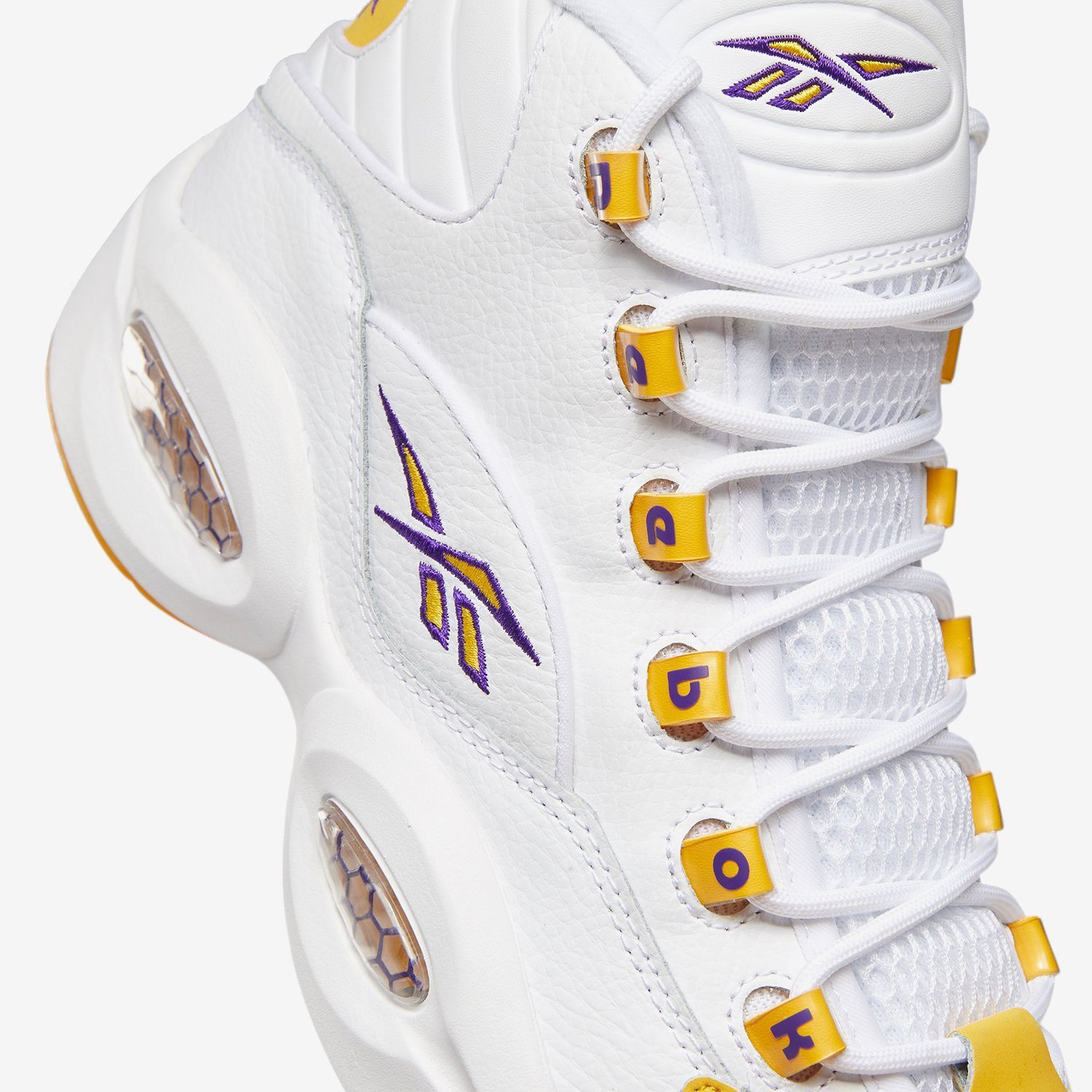 《☆送料無料☆》☆Reebok☆Question Mid Yellow Toe☆YELLOW
