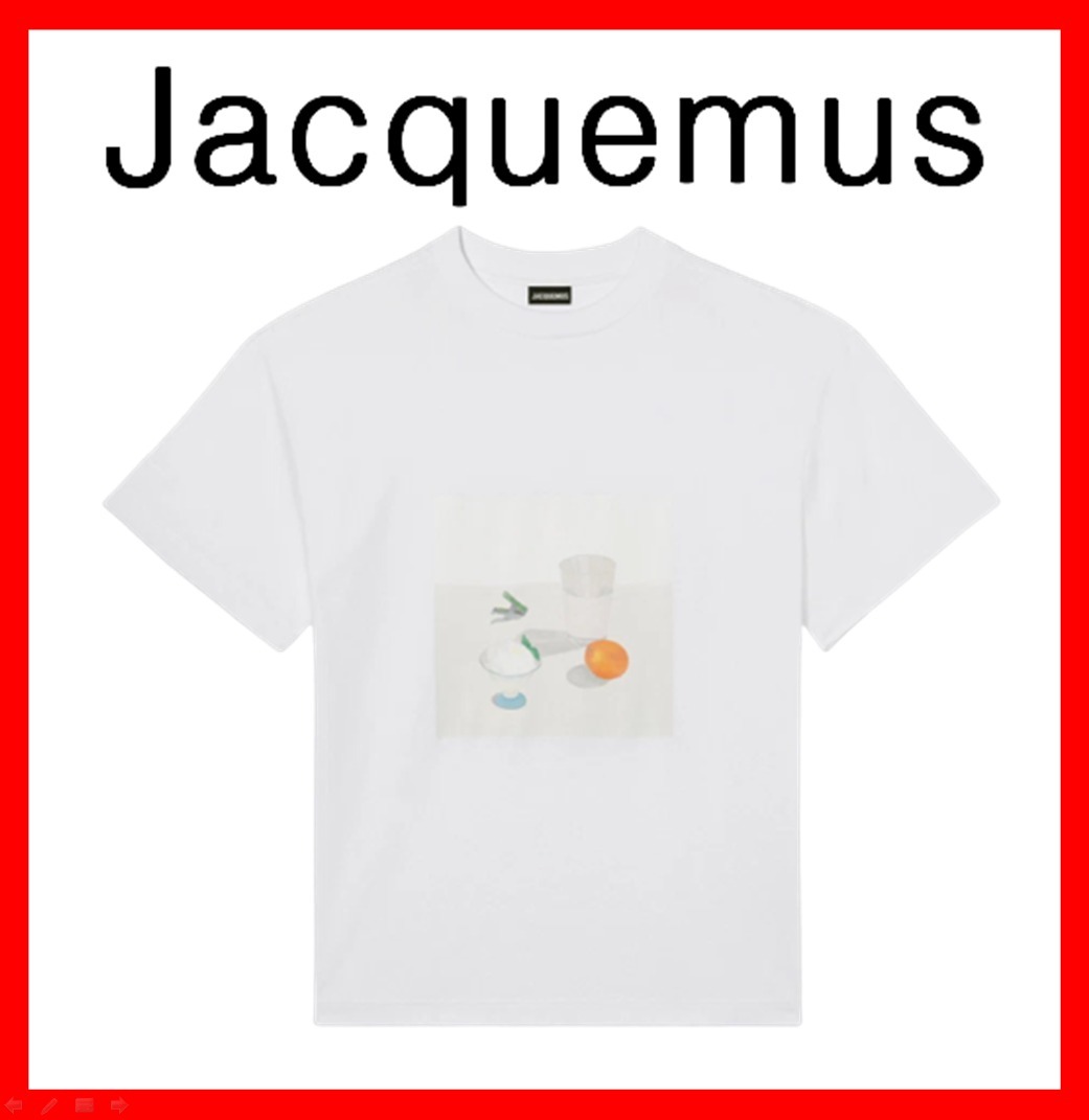 ★【Jacquemus】★Le T-Shirt Tableau Print Still Lif.e T★