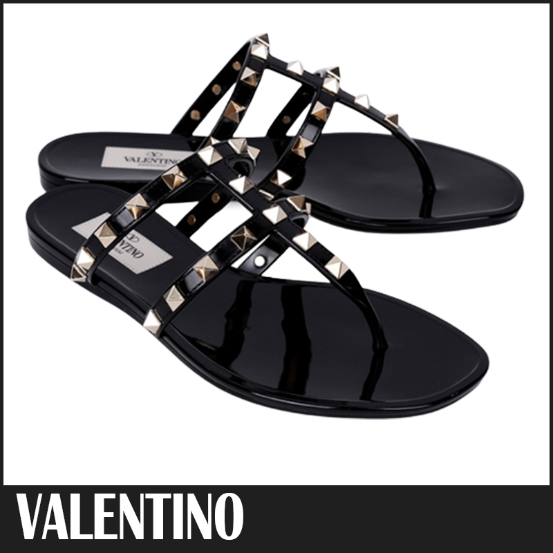 送料関税込☆VALENTINO ヴァレンティノ ロックスタッズ サンダル