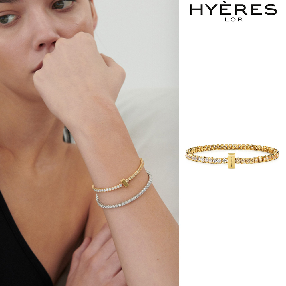 【HYERES LOR】25SS★ Nova 10K(Y) Pave Petit Bracelet HYERES LOR】25SS☆ Nova 10K(Y) Pave Petit Bracelet